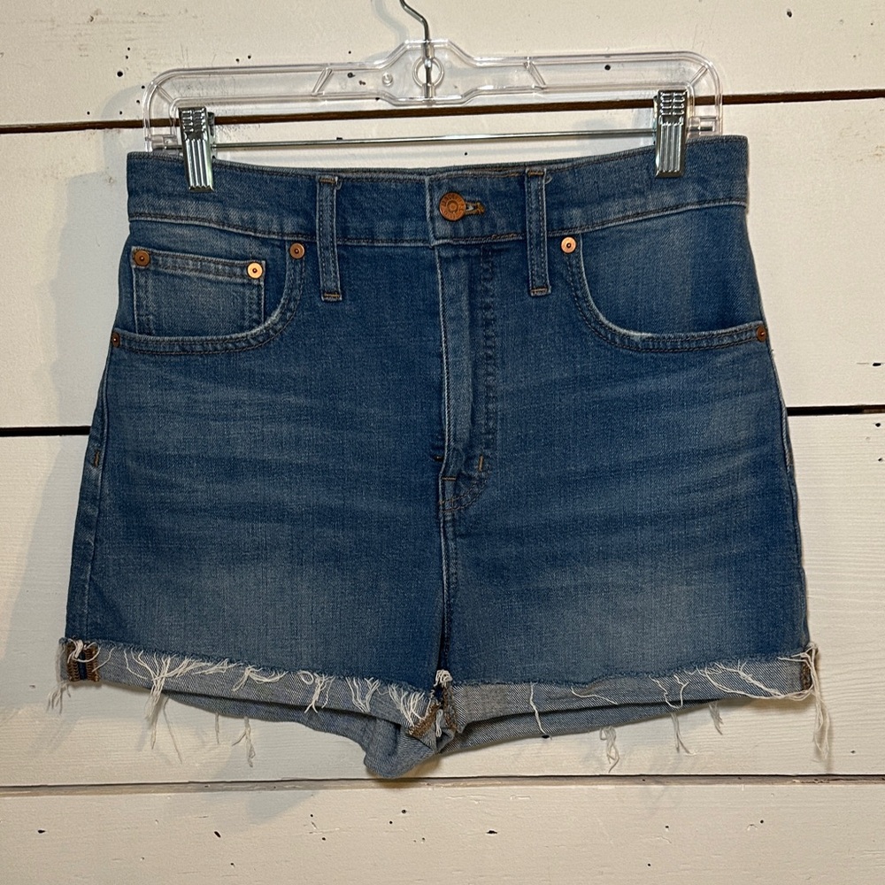 Madewell High Rise Denim Shorts Size 28